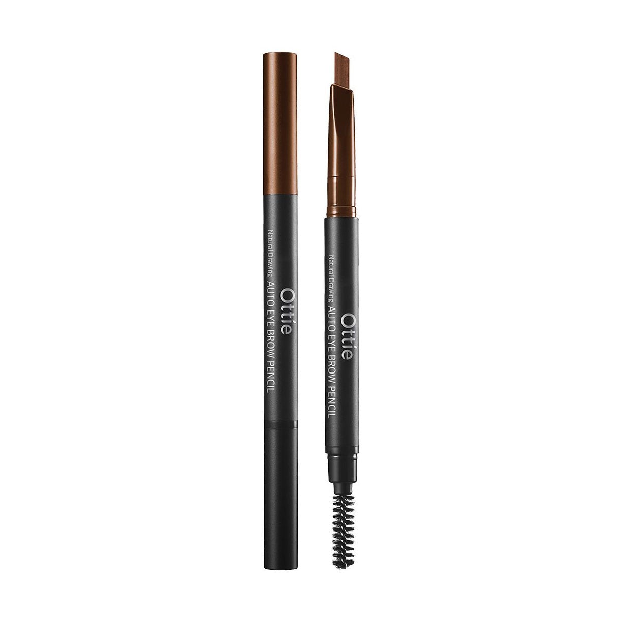 Олівець для брів Ottie Natural Drawing Auto Eye Brow Pencil 04 Warm Brown, 0.2 г