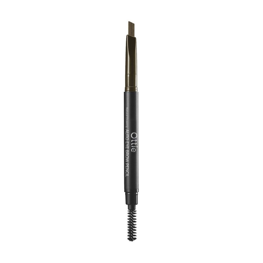 Олівець для брів Ottie Natural Drawing Auto Eye Brow Pencil 02 Dark Brown, 0.2 г
